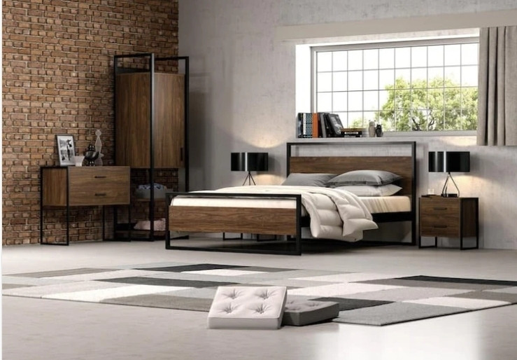 تخت خواب مدرن فلزی مدل B102