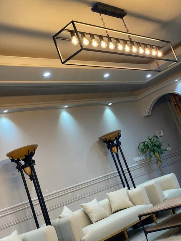 لوستر کانتری مدرن K105 با 7شعله
