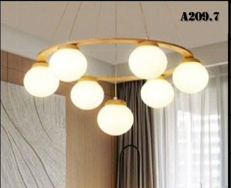 لوستر مدرن حبابی فلزیA209