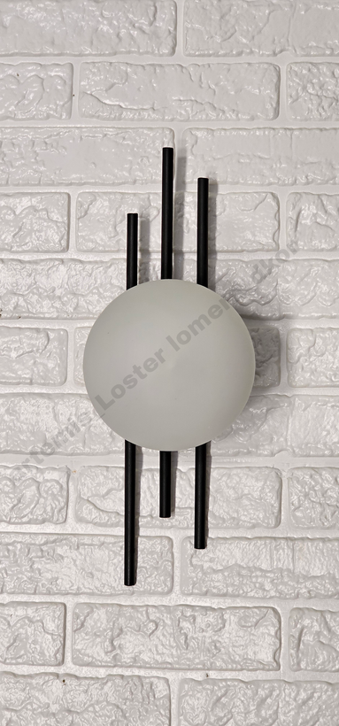 دیوار کوب مدرن فلزی حبابی D109