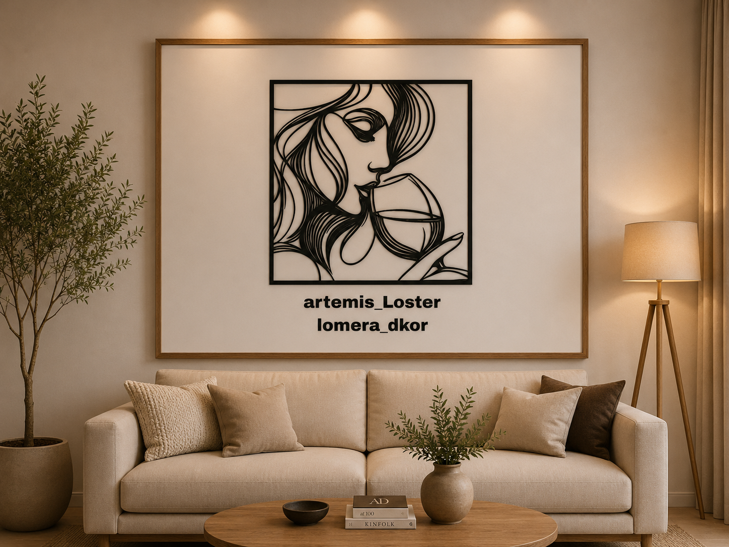 تابلو فلزی مدرن کد T/102