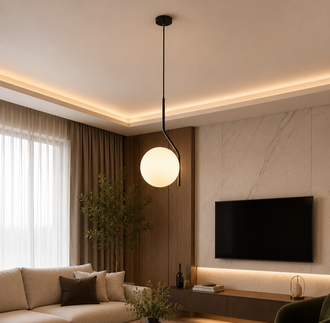 لوستر اویز مدرن A254